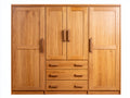 Armoire - Bois - 220 x 60 x 200 cm - Bois naturel - Style classique