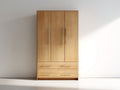 Armoire - Panneaux de bois - 120 x 55 x 200 cm - Bois clair - Style moderne